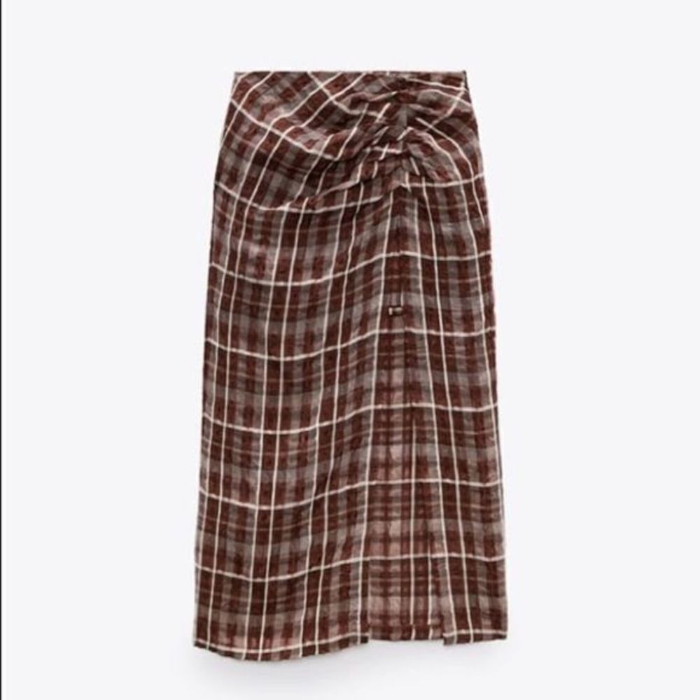 ZARA plaid skirt 8225/016 - Picture 2 of 11